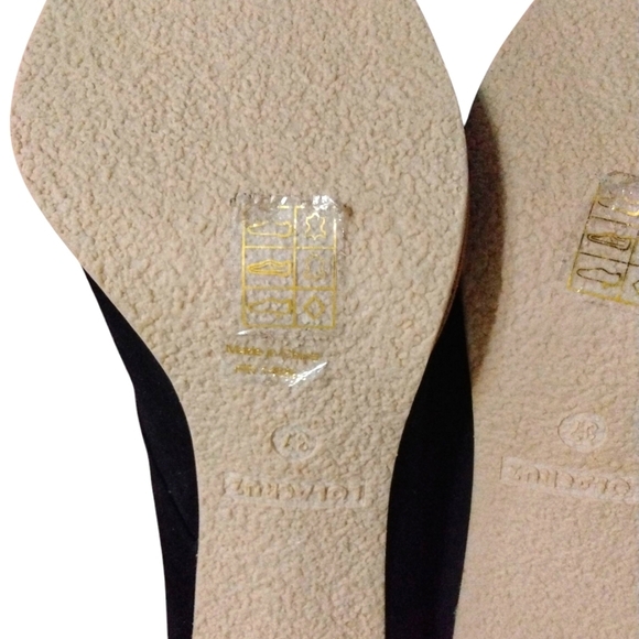 NEW Lolacruz Lure Black Suede Ankle Boots Platform Heeled Booties Size 7 - Picture 9 of 11